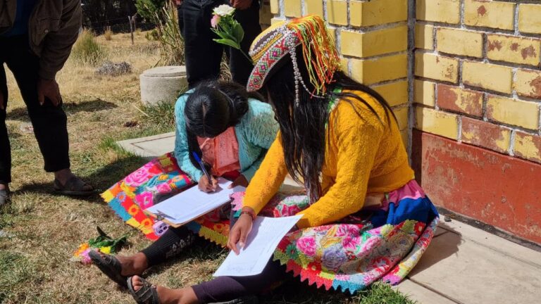 Comunidades de Puncupata fortalecen sus capacidades para transformar sus territorios y construir alternativas sostenibles